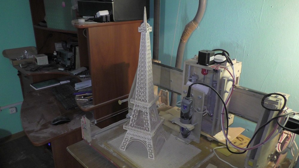 CNC Eiffel Tower